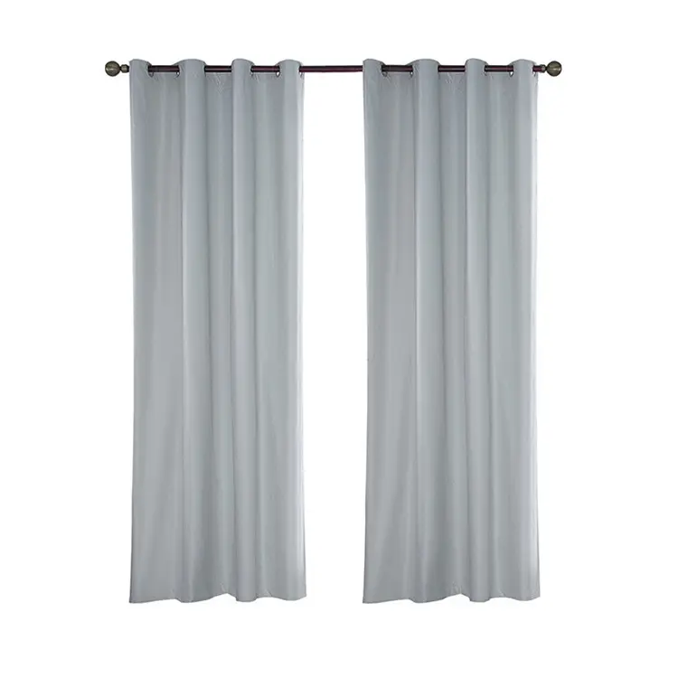 Outdoor Curtains Patio Waterproof White Blackout Polyester Hotel Shower Curtain Liner
