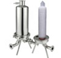 Boîtier de cartouche liquide en acier inoxydable certifié FDA ISO avec manomètre pour la filtration de la bière