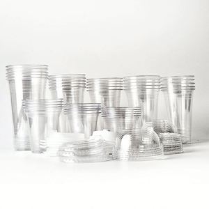 Gobelets jetables transparents en PP à paroi simple de haute qualité, écologiques, 12oz, 16oz, 22oz, avec impression personnalisée et paille, pour thé au lait - Product Image 4