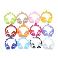 Perles acryliques en vrac couleur crème bonbon, forme écouteur, accessoires DIY faits à la main pour la fabrication de bijoux, avec trou de suspension – Meilleures ventes