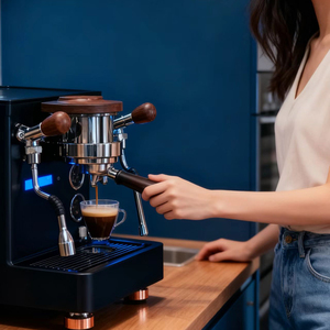 Cafetera Espresso Italiana de Acero Inoxidable, Multifuncional, de Doble Uso, para Hogar y Comercial, para Exteriores, 20 Bares, 1000W, 220V - Product Image 4