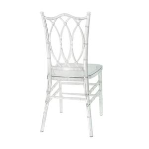 Dos croisé Pliant Acajou Jardin Couleur Or Louis <span class=keywords><strong>Napoléon</strong></span> Mariage Table Extérieure Et Résine En Plastique Chaises Chiavari - Product Image 4