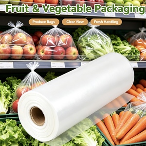 HDPE Market <b>Bag</b> Roll Food Grade Clear Stall <b>Bags</b> on Roll Fresh Daily Display for Farmer Market Produce - Product Image 6