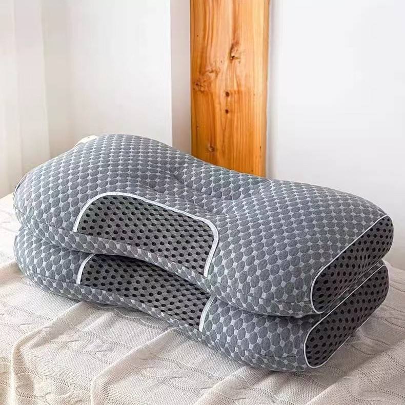 High weight feather silk cotton knitted pillow