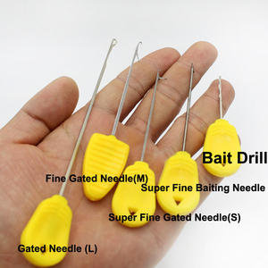 Kit di attrezzi per sartiame per attrezzi da pesca alla carpa Boilie Needle Bait Stopper Fish Drill Tackle per realizzare esche - Product Image 4