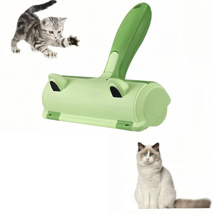 Rodillo Quitapelusas Reutilizable y Ecológico con Forma de Rana, Cepillo Adhesivo para Pelo de Mascotas, Limpieza Automática Bidireccional para Perros y Gatos - Product Image 1