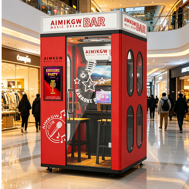 New Support Scan Code Payment Soundproof Mini Karaoke Machine Jukebox Coin Operated Android Jukebox Machine