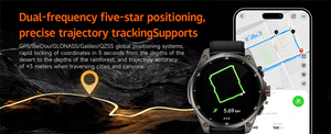 Reloj Inteligente 2025, Resistente al Agua 50m, GPS Integrado, Altímetro, Barómetro, Pantalla AMOLED, Reloj Deportivo Inteligente FT66 - Product Image 2