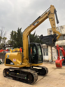 Miniexcavadora de cadenas 307D usada con certificación internacional, componente de motor principal, cucharón de 0.31 m, potencia de 40 KW, 1 año de garantía. - Product Image 3