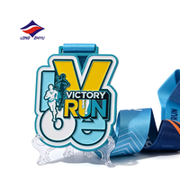Longzhiyu - Medallas Duraderas de Aleación de Zinc Fundidas a Presión, Diseño Personalizado con 20 Años de Experiencia, para Eventos Deportivos Escolares, Maratones, Negocios, en Oro y Plata