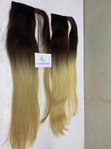 Extensions de Cheveux Humains Vietnamiens Vierges, Extensions de Cheveux Naturels Remy, Sans Soudure, Invisible, Clip-in, 100% - Product Image 2