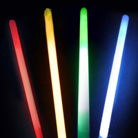 Fournitures en gros Bâtons lumineux dans le noir Lot de 10 Bâtons lumineux de plus grande taille de 30cm pour fournitures de festival de danse de fête