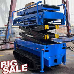 Tự điều khiển địa hình gồ ghề sử dụng theo dõi Crawler Scissor Quan Tài nâng lên tự hành đầy đủ tự động Scissor Lift - Product Image 4
