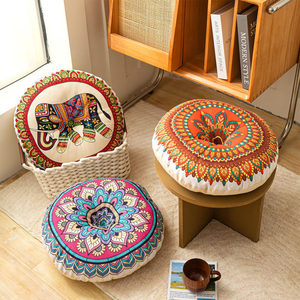 Cojín de Asiento Grueso con Diseño de Anime y Dibujos Animados, Transpirable, de Algodón y Lino, para Silla de Oficina, Soporte Lumbar de Poliéster - Product Image 2