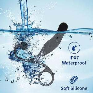 Ricarica nero guerriero Silicone prostatico massaggiatore spina pulsante vibrazione spina anale Plug per il sesso più sicuro - Product Image 6