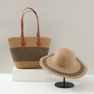 <b>Large</b> Capacity Hand-Woven Single Shoulder Vintage Style <b>Beach</b> <b>Bag</b> Zipper Nylon PU Fashionable Chains 2025 Lady Holiday Tote <b>Bag</b> - Product Image 1