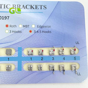 GL MIM monoblocco bretelle ortodontico sabbiatura staffe metalliche <span class=keywords><strong>Roth</strong></span> 0.018 ''/0.022'' - Product Image 4