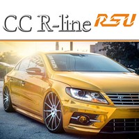 Modifier les accessoires avant arrière 13-17 CC R-LINE pièces de voiture pare-chocs pour Volkswagen Passat CC kits de carrosserie de mise à niveau