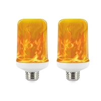 Lampe de décoration d'émulation scintillante lumières de décoration de noël ampoule de feu à effet de flamme LED pour décoration de fête