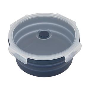 Juego de 3 Recipientes Plegables de Silicona para Almacenamiento de Alimentos, Tazón de Silicona para Ensaladas para Lonchera - Product Image 3