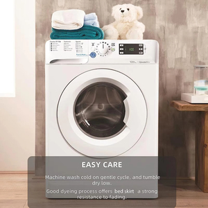 Jupe de <span class=keywords><strong>lit</strong></span> élastique à volants Couverture de <span class=keywords><strong>lit</strong></span> souple et confortable enveloppante résistante à la décoloration sans surface Couvre <span class=keywords><strong>Lit</strong></span> - Product Image 6