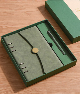 Cuadernos Personalizados con Logotipo, Encuadernados con Anillas, Tamaño A5, Elegante Juego de Regalo de Diario de Negocios - Product Image 2