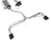 Système d'échappement Catback Valvetronic en acier inoxydable 304 pour Volkswagen Scirocco R 2.0T 2009-2016