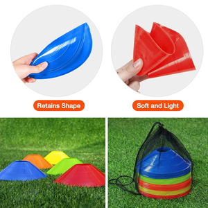 Futbol Basketbol Voleybol Çeviklik Antrenman Ekipmanı için Hafif <span class=keywords><strong>PE</strong></span> Antrenman Konisi <span class=keywords><strong>OEM</strong></span> Marka Model HD-OPS10 - Product Image 6
