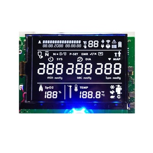 Custom VA <strong>Display</strong> Module with Negative <strong>7</strong> <strong>Segment</strong> LCD and Backlight for Medical Testers - Product Image 1