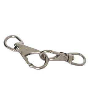 Gancho a presión de <span class=keywords><strong>toro</strong></span> de acero inoxidable de alta calidad, ojo giratorio, grado marino, directo de fábrica - Product Image 6