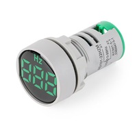 Voyant de fréquence 220V (Hz) AD16-22HZ les interrupteurs à bouton-poussoir de voyant LED circulaire