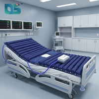 Matelas d'air médical tubulaire alternatif anti-escarres, gonflable, étanche, à faible bruit, pour lit d'hôpital