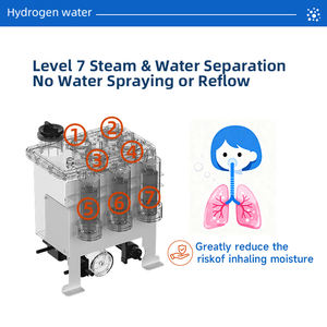 เครื่องผลิตน้ำไฮโดรเจน 1800 มล. พร้อมตัวดูดซับ  อัตราการไหลของก๊าซ  อุปกรณ์ผลิตก๊าซ  3 ช่อง  ใช้งานได้ 2 คนพร้อมกัน  หน้าจอสัมผัส - Product Image 2