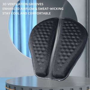 Cojín de Asiento de Motocicleta de Gel con Diseño de Panal de Abeja 3D, Material TPE, Absorción de Impactos, Soporte para Coxis, Ajuste Universal - Product Image 3