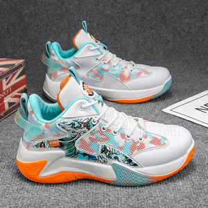 Chaussures de basket-ball en maille respirante, absorbant les chocs, antidérapantes, résistantes à l'usure, chaussures de sport décontractées pour hommes - Product Image 3