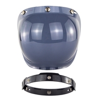 Nouvelles couleurs pour les visières de casque, boucliers à bulles pour casque de moto, casque ouvert, masque facial pour casque de moto