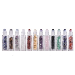 Flacon <span class=keywords><strong>de</strong></span> parfum <span class=keywords><strong>roll</strong></span>-<span class=keywords><strong>on</strong></span> <span class=keywords><strong>de</strong></span> luxe en verre <span class=keywords><strong>de</strong></span> cristal <span class=keywords><strong>de</strong></span> <span class=keywords><strong>jade</strong></span> <span class=keywords><strong>de</strong></span> 10 ml, flacon vide pour huiles essentielles avec bille en <span class=keywords><strong>pierre</strong></span> et capuchon en aluminium or rose - Product Image 3