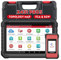 LAUNCH X431 PRO3S+ ELITE Outil de diagnostic bidirectionnel tout-en-un, codage en ligne J2534, scanner de système complet, diagnostic de batterie