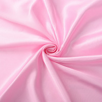 Tissu Crêpe Satin Soie de Haute Qualité Extensible en Polyester pour Vente en Gros