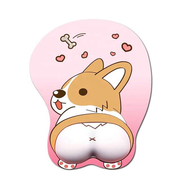 Cartoon Corgi Breast Wrist Rest Pubg Mouse Pad 3d Nude Ass Breast Mouse Pad Anime Mouse Pad Montian