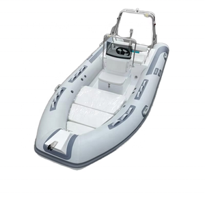 Nuevo Modelo Ocean RIB480, Bote Inflable de Fibra de Vidrio con Casco en V Profunda de 16 pies, PVC/Hypalon, Bote de Pesca con Motor - Product Image 3