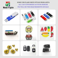 Memoria USB Personalizada Profesional, Modelo de Mini Barco Crucero, Pendrive, Regalos Promocionales Empresariales