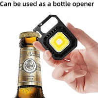 TAIKOO led mini travail lumière décapsuleur haute lumen torche en alliage d'aluminium portable porte-clés torche de poche travail lumière led