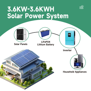 3.6kW 6KW 10KW 48V lai năng lượng mặt trời biến tần 220V/230V/400V on/off lưới tinh khiết Sine Wave lai năng lượng mặt trời biến tần - Product Image 2