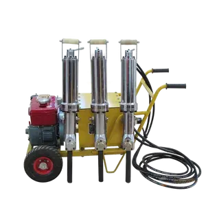 YG-máquina hidráulica de Mano para Cortar Roca, separador de piedra Manual, precio de trituradora de roca
