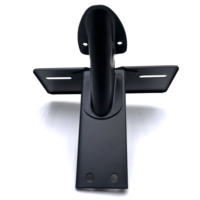 Soporte de matrícula trasero modificado negro mate, conjunto de soporte de matrícula para guardabarros trasero para motocicletas de la serie CT70/DAX/ST70