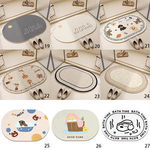 Tappeto da <span class=keywords><strong>Camera</strong></span> da Letto <span class=keywords><strong>per</strong></span> Ragazze, Antiscivolo, Impermeabile, Ecologico, in Poliestere Morbido con Design Floreale <span class=keywords><strong>per</strong></span> <span class=keywords><strong>Camera</strong></span> da Letto e Soggiorno - Product Image 5