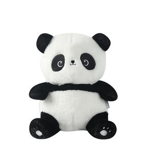 Almohada de felpa con forma de U de Panda, 28x28x14cm, almohada de viaje con soporte para el cuello para coche y regalo - Product Image 1