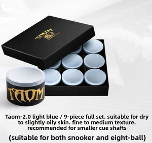 Tiza Profesional Verde Taom para Billar y Snooker, Tiza Redonda V10 de Alto Rendimiento, Polvo para Pistola de Tiza para Deportes de Billar - Product Image 1