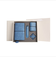 Logo personnalisé A5 Journal Agenda Stylo Coffret Cadeau Couverture souple Accessoire en cuir de PU Couverture souple Carnet thermique à couverture souple